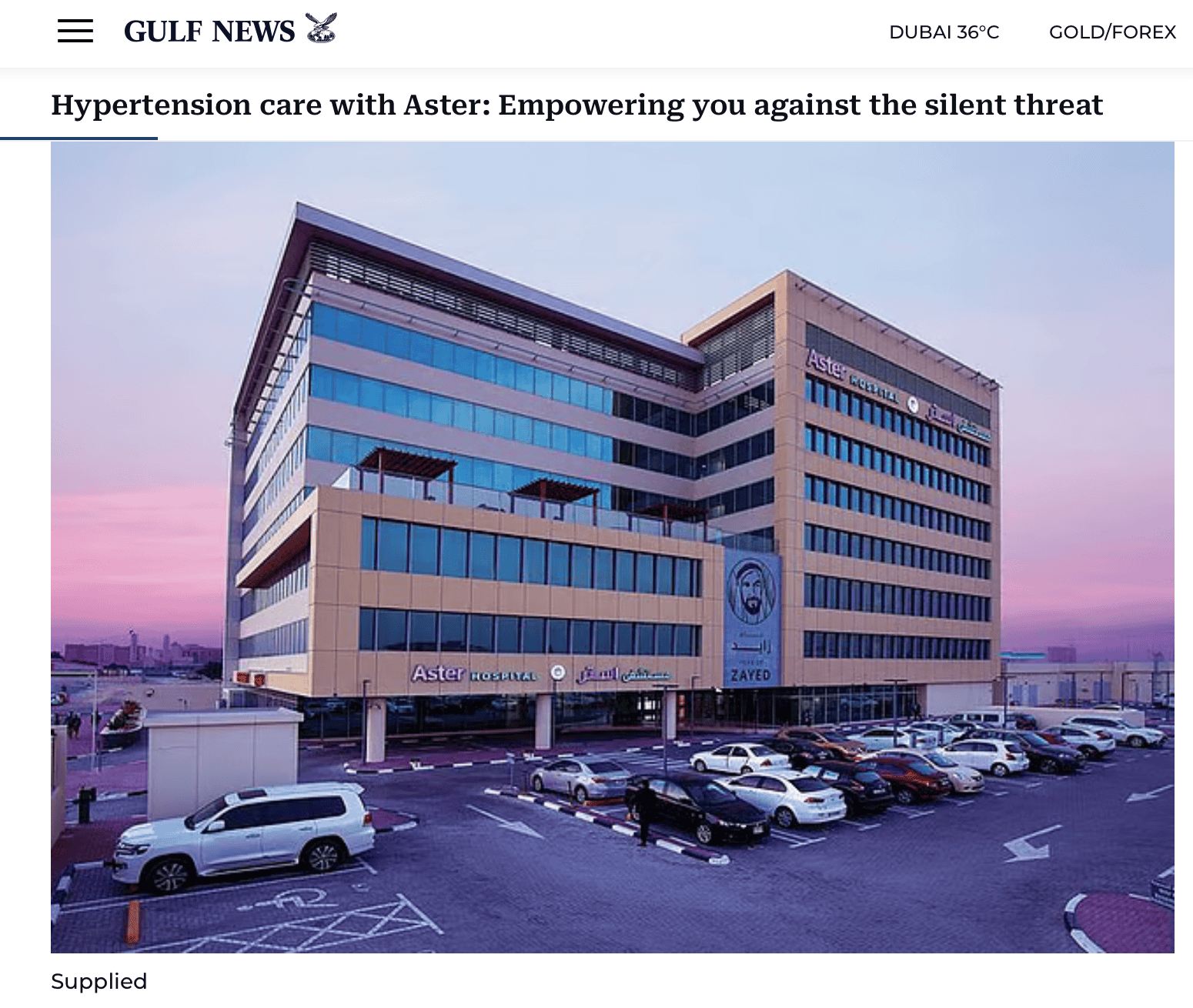 hypertension article in gulf news